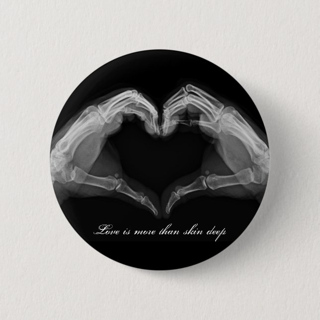 X-Ray Art Pinback Button (Front)