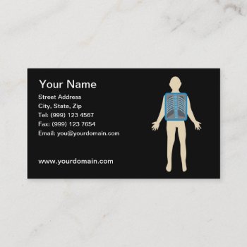 X-ray Business Card by sponner at Zazzle