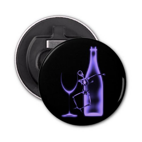 X_Ray Celebration Skeleton  Wine _ Purple Bottle Opener
