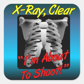 X-ray  Clear Sticker by iambandc_art at Zazzle