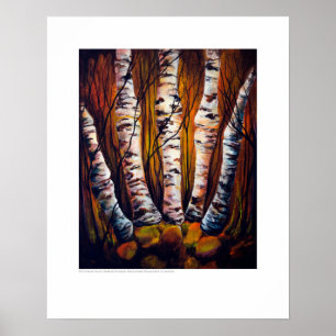 X-ray Cover art – Metacarpal Birch by L. Rainey Poster