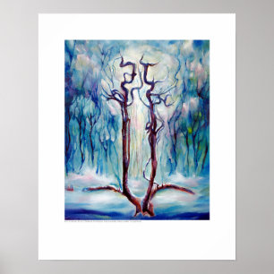 X-ray Cover art – Winter Carotids by L. Rainey Poster