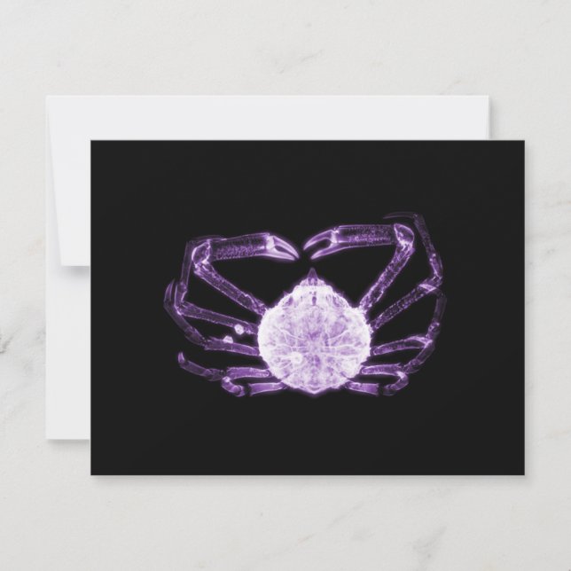 X-Ray Crab Note Card (Front)