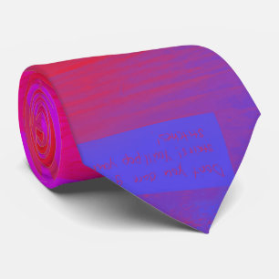 X-ray Girls Glitch Art Grid Hot Pink Neck Tie