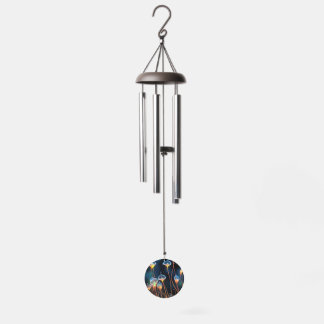 X-Ray Glow Flowers Wind Chime