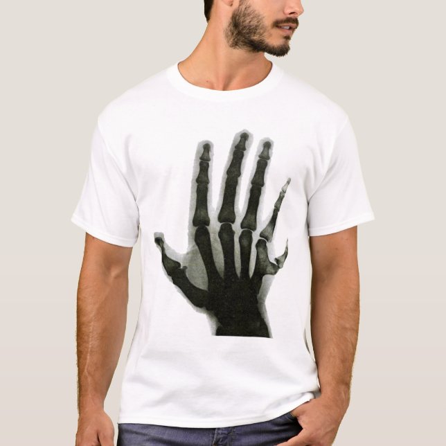 X-Ray Hand with Extra Finger Shirt (Front)