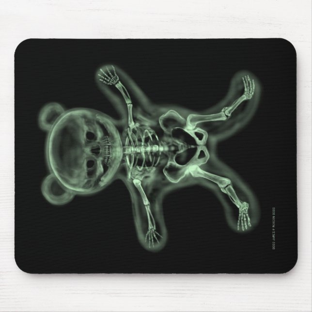 x-ray pop art scare-bear mouse mat (Front)
