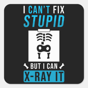 X-ray Radiologist Gift Square Sticker