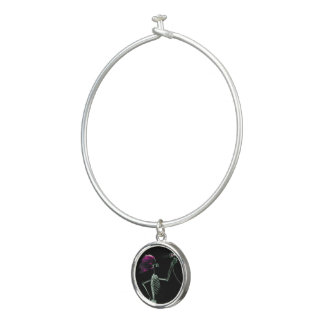 X-Ray Skeleton Blow Drying Hair Bangle Bracelet