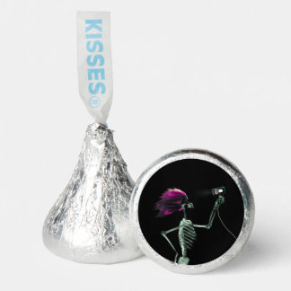 X-Ray Skeleton Blow Drying Hair Hershey®'s Kisses®