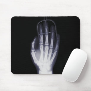 X-Ray Skeleton Hand Xray Funny Nurse Gift Mouse Pad