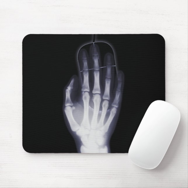 X-Ray Skeleton Hand Xray Funny Nurse Gift Mouse Pad (With Mouse)