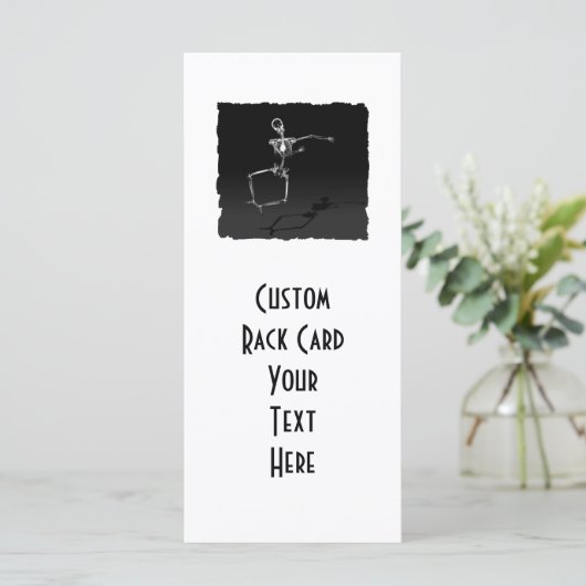 X-RAY SKELETON JOY LEAP B&W (Standing Front)