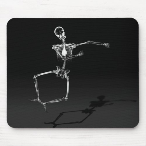 X_RAY SKELETON JOY LEAP BW MOUSE PAD