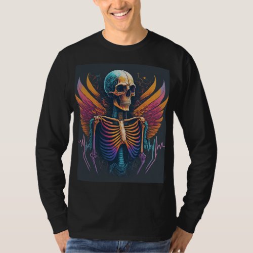 x_ray skeleton T_Shirt