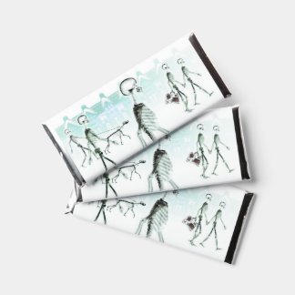 X-Ray Skeleton Town Square Hershey Bar Favors
