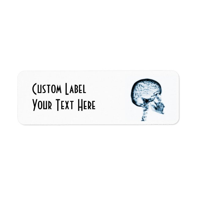 X-RAY SKULL BRAIN - BLUE LABEL (Front)