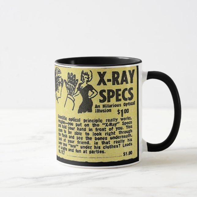 X-Ray Specs! See through clothes (kind of) Mug (Right)