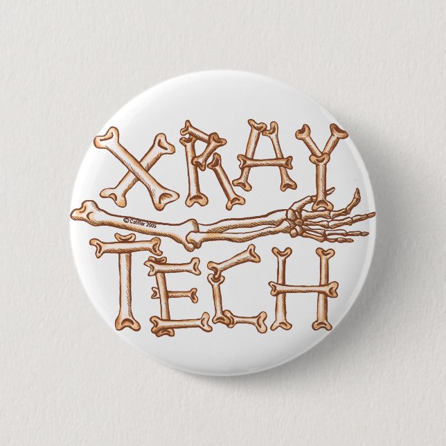 X-Ray Tech Pinback Button (Front)
