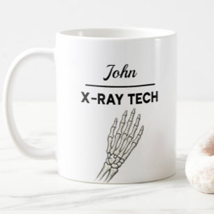 X-RAY TECH Radiographer Personalized Name Coffee Mug