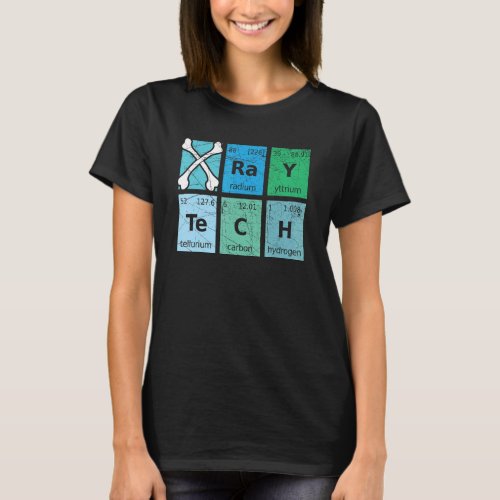 X Ray Tech Radiologist Rad Tech Radiology Periodic T_Shirt