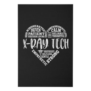 X-ray tech, Xray technologist Faux Canvas Print