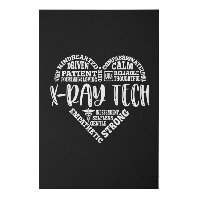 X-ray tech, Xray technologist Faux Canvas Print (Front)