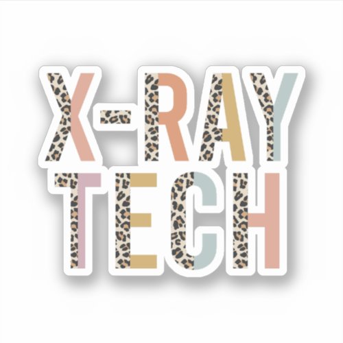 X_ray Tech Xray Technologist Grad Gift Sticker