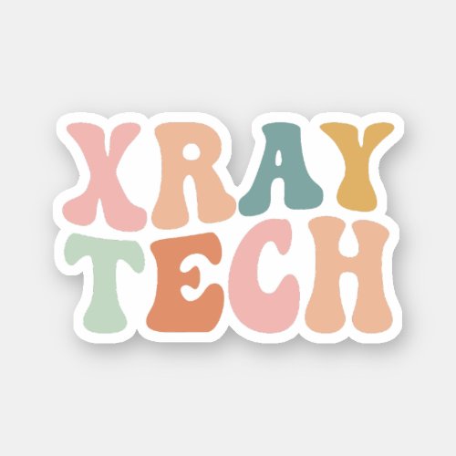 X_ray Tech Xray Technologist Grad Gift Sticker