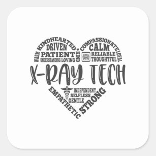 X-ray tech, Xray technologist Square Sticker