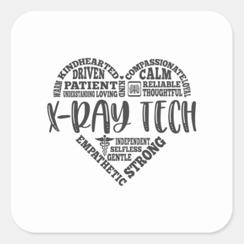 X_ray tech Xray technologist Square Sticker