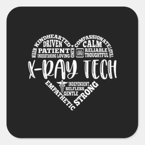 X_ray tech Xray technologist Square Sticker