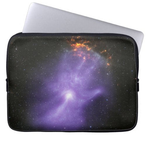 X_Ray Telescopes Ghostly Cosmic Hand Laptop Sleeve