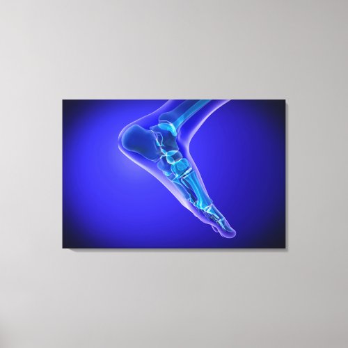X_Ray View Of Human Foot 3 Canvas Print