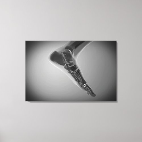 X_Ray View Of Human Foot 4 Canvas Print