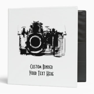 X-RAY VISION CAMERA - BLACK & WHITE 3 RING BINDER
