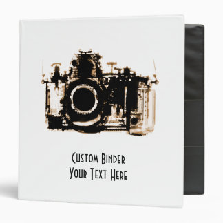 X-RAY VISION CAMERA - SEPIA 3 RING BINDER