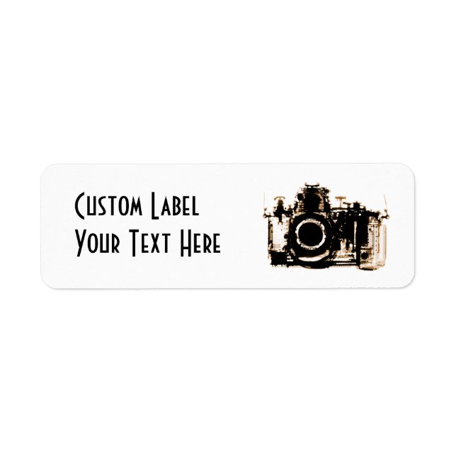 X-RAY VISION CAMERA - SEPIA LABEL (Front)