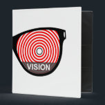 X-Ray Vision Glasses Binder<br><div class="desc">We can see you checking this out! Original vector art – feel free to customize!</div>