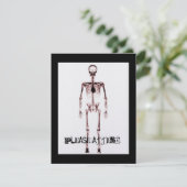 X-Ray Vision Single Skeleton White Red (Standing Front)