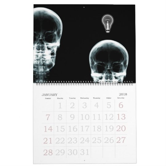 X-Ray Vision Skeleton Collection 2012 Calendar