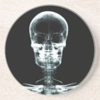 X-RAY VISION SKELETON SKULL - ORIGINAL DRINK COASTER