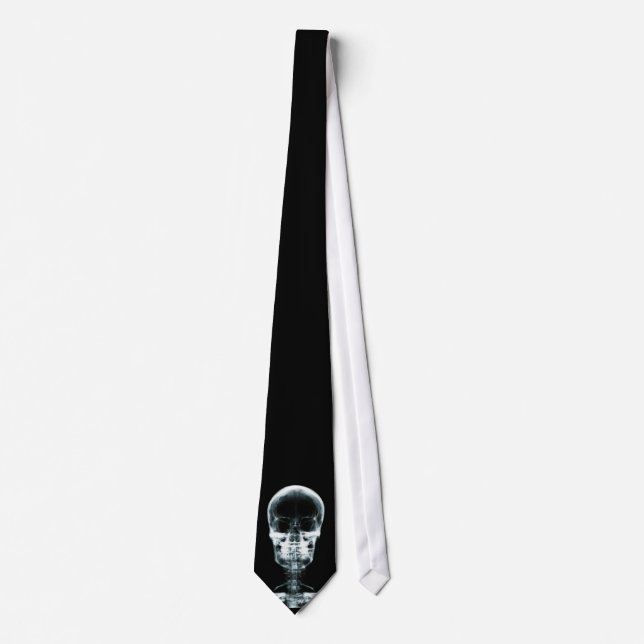 X-RAY VISION SKELETON SKULL - ORIGINAL NECK TIE (Front)