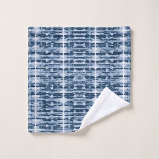Black - Shibori Tie-dye Cotton Bath Towel