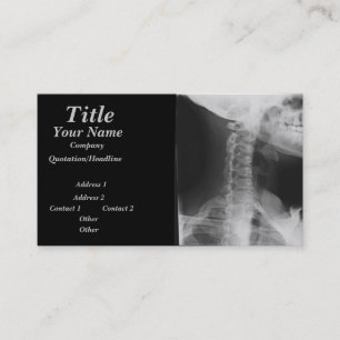X-rayed 2 business card