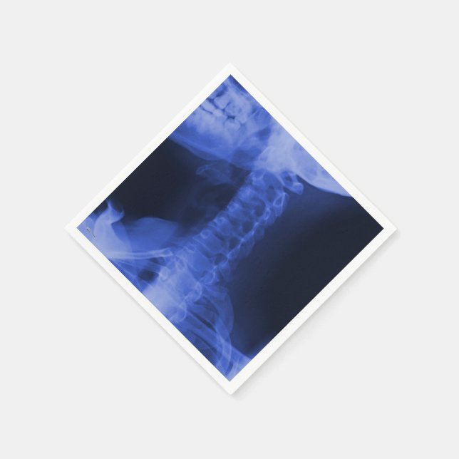 X-Rayed 2 Electromagnetic Blue Napkins (Corner)