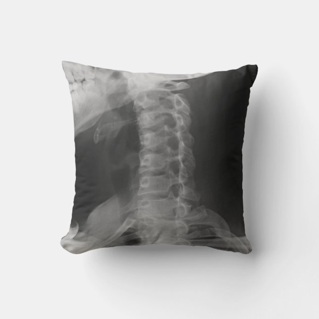 X-Rayed 2 (Original) Throw Pillow (Front)