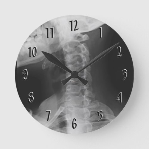 X_rayed 2 round clock
