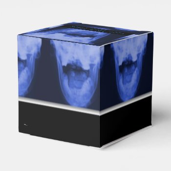 X-rayed 3 - Electromagnetic Blue Favor Boxes by HandDrawnReMastered at Zazzle