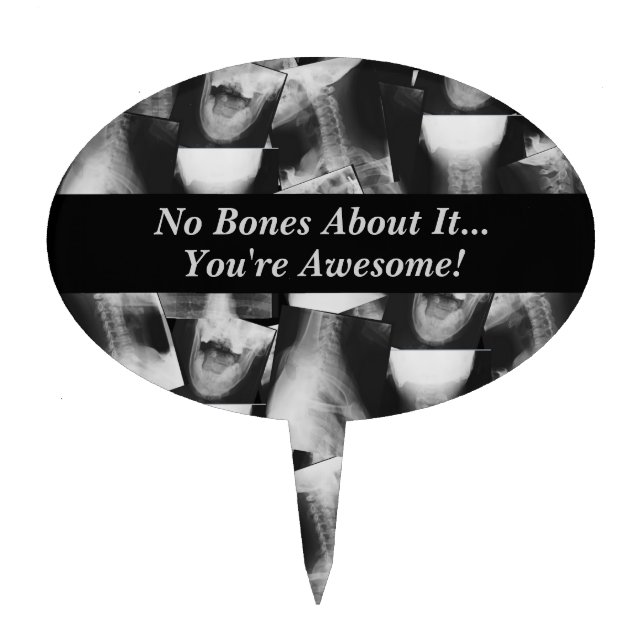 X-rayed Cake Topper (Front)